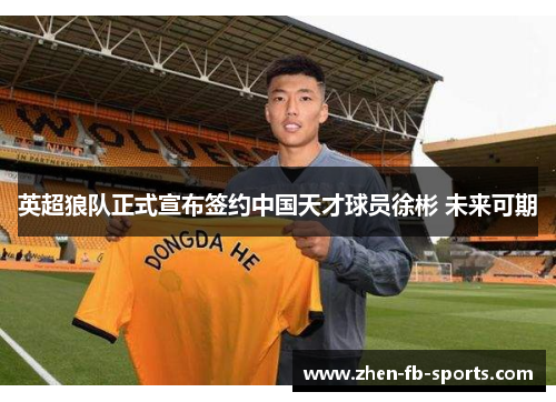 英超狼队正式宣布签约中国天才球员徐彬 未来可期